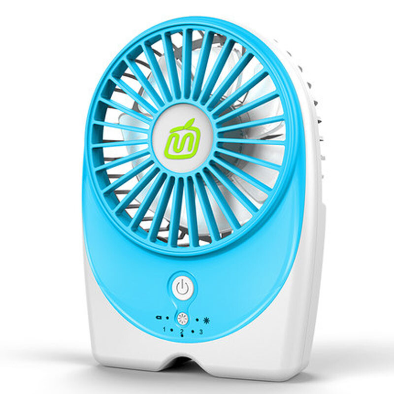綠色迷你小風(fēng)扇 充電隨身便攜，學(xué)生好伙伴的新一代清涼法寶